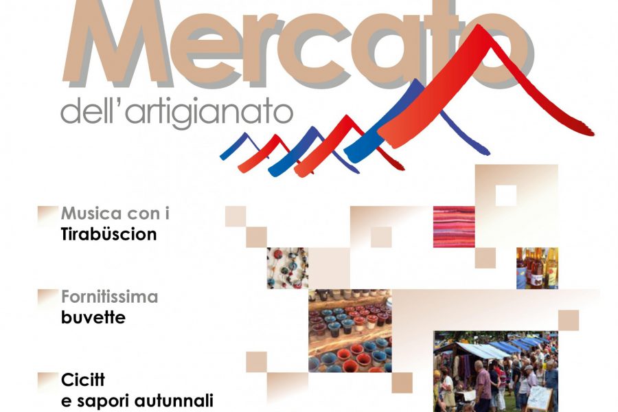 11 ottobre – Mercato dell’artigianato