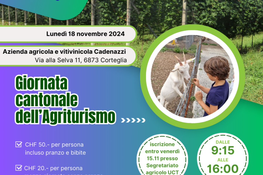 18.11 – Giornata cantonale dell’agriturismo