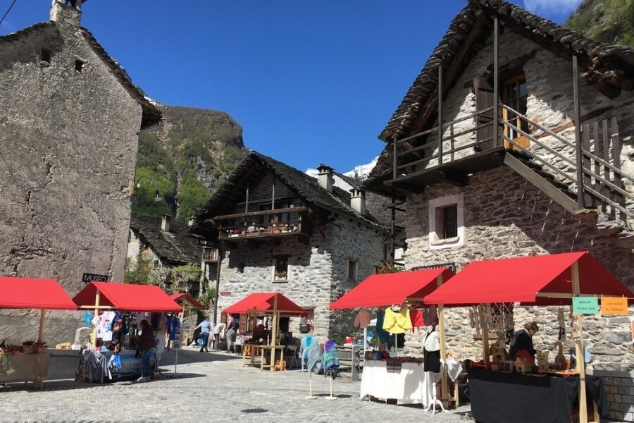 17.08 – mercatino di prodotti artigianali e gastronomici a Sonogno