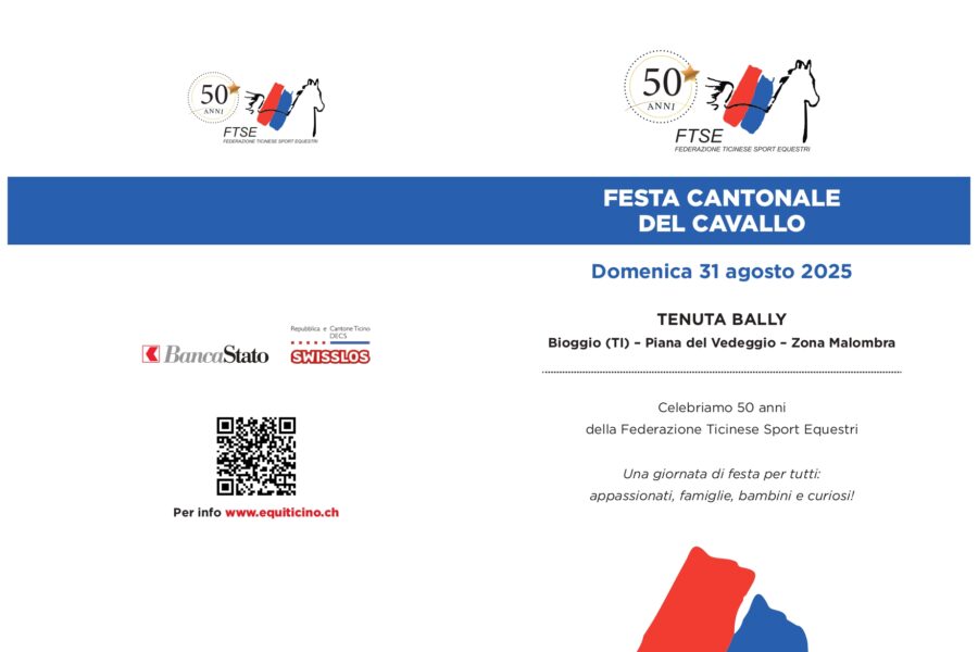 31.08 – Festa cantonale del cavallo
