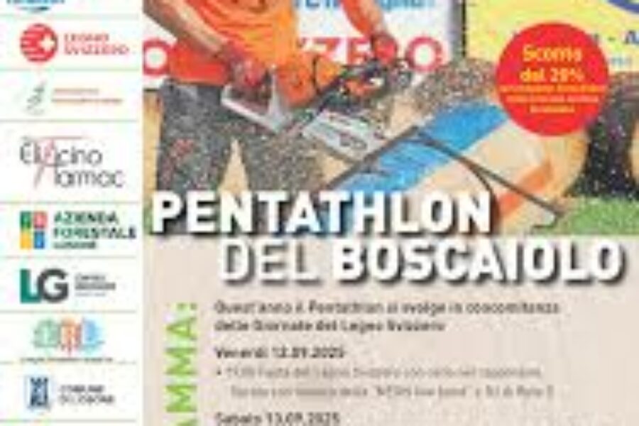 12 e 13 settembre – Pentathlon del boscaiolo