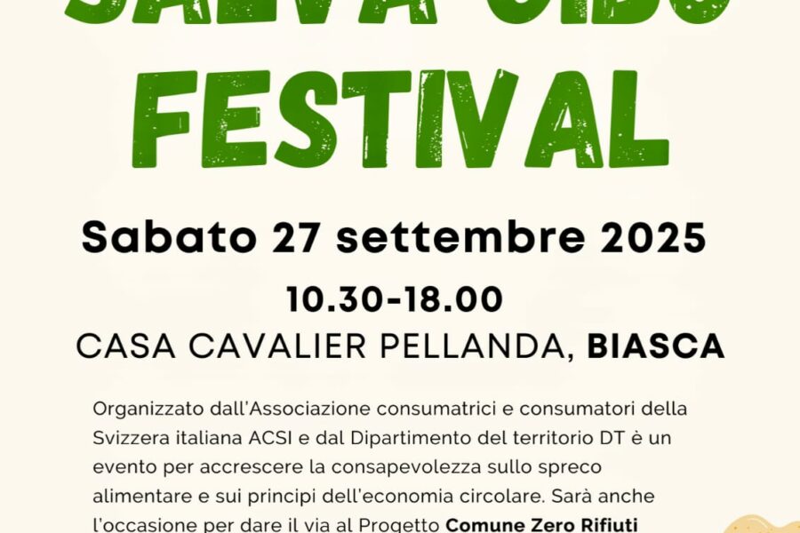 27.09.25 – Salva cibo Festival