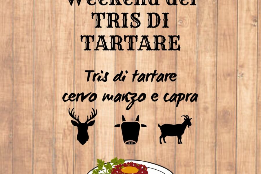 23-25.01 – Tre giorni dedicati alla degustazione di tartare di cervo, manzo e capra